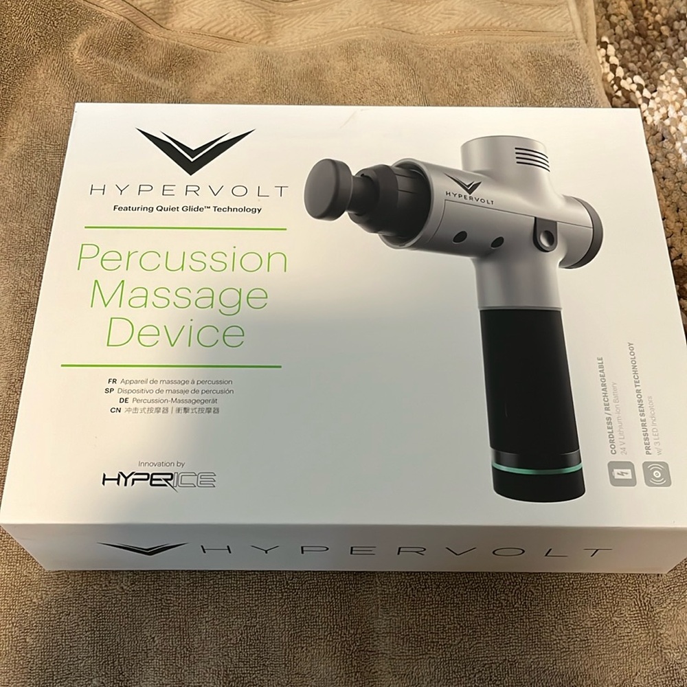Hypervolt percussion massage device wonderful piece of equipment for massage